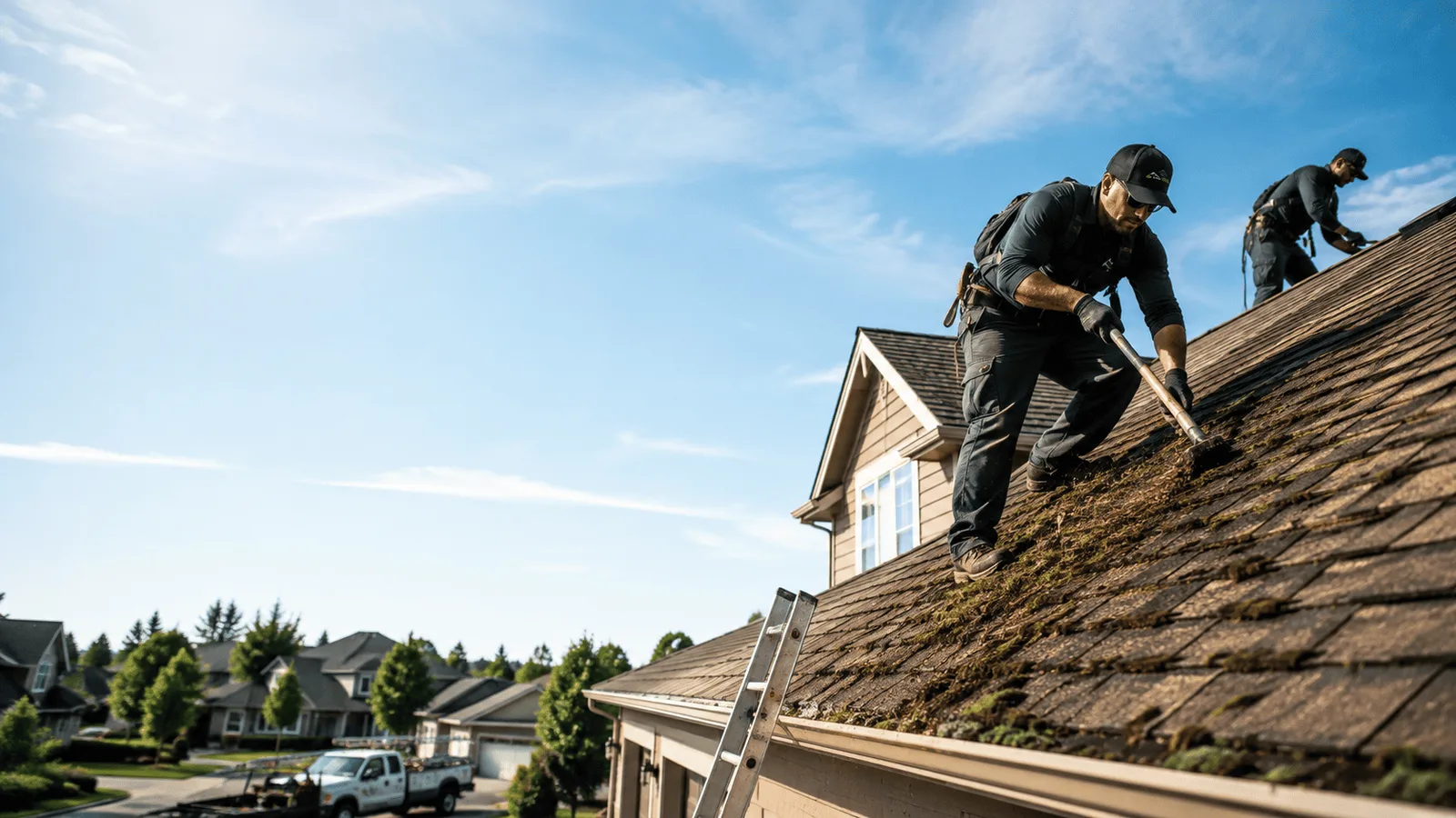 Roof Moss Removal in Dunkirk, OH near me